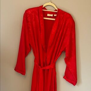 Vintage Victoria's Secret Red Robe